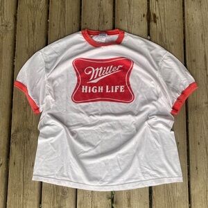 Vintage Miller High Life Ringer Tee